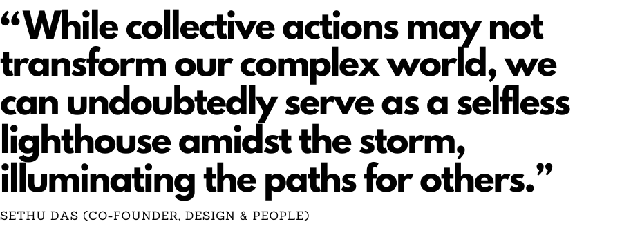 Design & People Quote by Sethu Das